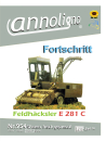 Fortschritt Landmaschinen Selbstfahrer Feldhäcksler Typ E 281 C  Bild- Ersatzteilliste & (Explosionszeichnungen) - annoligno 954